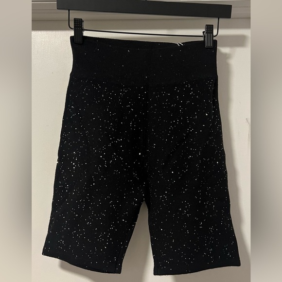 A R E A Sequin Biker Shorts - Picture 7 of 9